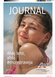 dm drogerie leták  s platnosťou 1. 8. - 31. 8. 2026 
