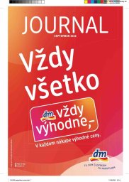 1. strana letáka dm drogerie 1. 9. - 30. 9. 2026 